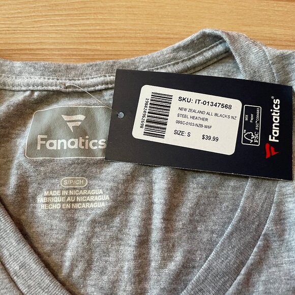 New Zealand All Blacks t-shirt, New, Small - Picture 4 of 8